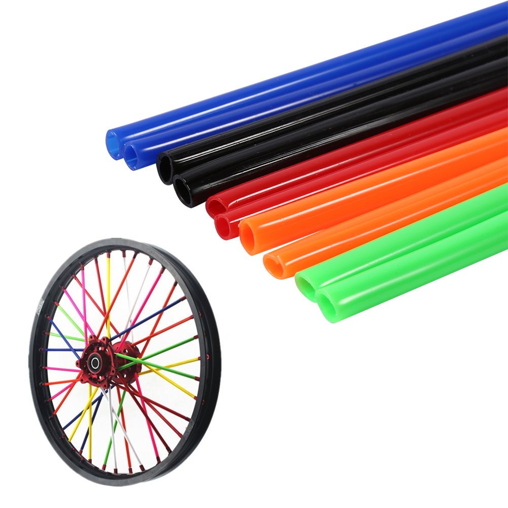 あお様用　LEATT バイク用スポークラップ Amazon | Akozon 72個 スポークカバー モトクロスホイール